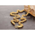 Chunky gold kubanischen Kettenhalsketten, Verkupferung 18k Gold Schmuck